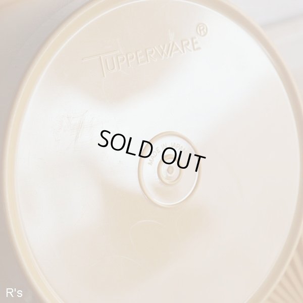 画像6: タッパーウェア　ミディデコレーター　丸型保存容器　イエロー　ユーズド品（冷1749）