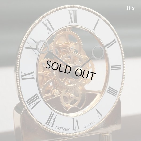 画像5: CITIZEN　シチズン　クオーツ　置き時計　スケルトン　ユーズド品