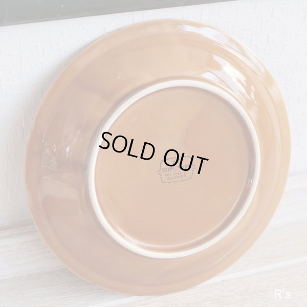 画像6: ノリタケ　NT　ストーンウェア　16ｃｍプレート　ブラウン　ユーズド品（U2664）