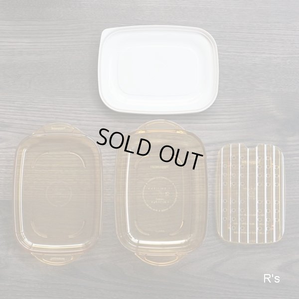 画像4: タッパーウェア　ウェーブ2000　角型　小　電子レンジ調理器　シール・カバー付き　未使用品　取扱説明書付き（チ4814）