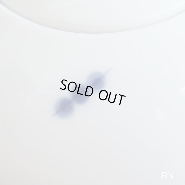 画像3: 急須　楕円　白　団子柄　茶こし付き　未使用品（箱6 744）