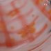 画像7: 石塚硝子　アデリア　レトロ　ガラスキャニスター　オレンジチェック＆花　未使用品(B893)