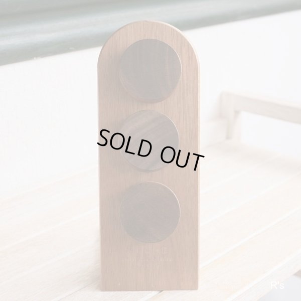 画像2: KUCHE　クーシェ　木製　スパイスラック　スパイス入れガラス小瓶3本付き　未使用品（2A　5092）