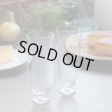 レトロ　ペア　脚付きタンブラー　未使用品（ね5185）