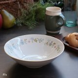 Sango　三郷陶器　19ｃｍ　深皿　ボウル　花柄　未使用品（マ　2399）