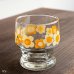 画像2: Sasaki　Glass　佐々木硝子　グランプラス　オールド　ロックグラス　花柄　未使用品（シ6040） (2)