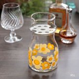 Sasaki　Glass　佐々木硝子　グランプラス　カラフェ　ウォーターピッチャー　花柄　未使用品（ｗ6042）