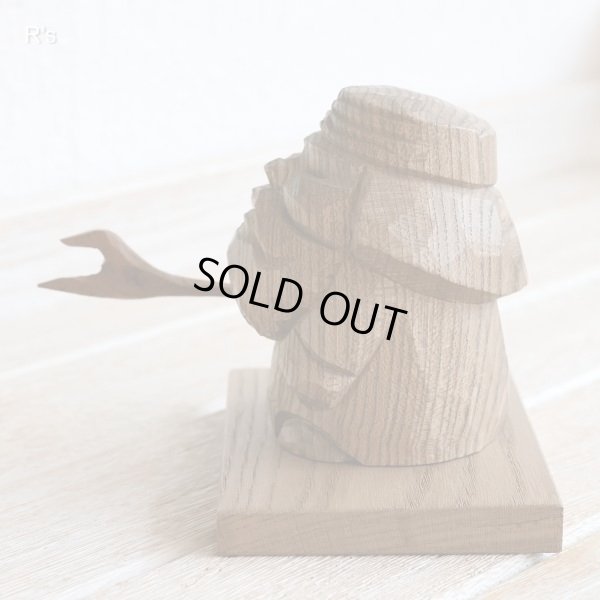 画像6: 北海道民芸　アイヌこけし　ニポポ人形　鮭取り　ユーズド品