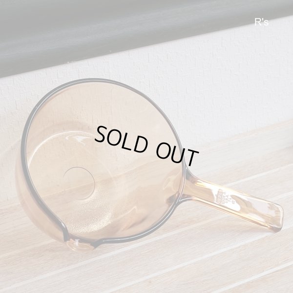 画像4: U.S.A.　VISION　コーニング　ミルクパン　16ｃｍ　ガラス片手鍋　アンバー　未使用品（MM 6095）