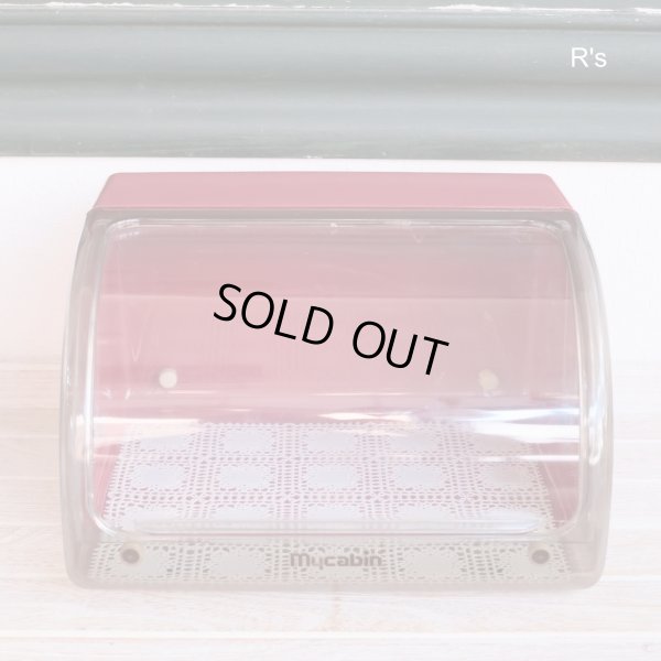 画像4: リッチェル　Mycabin　シルバーマイキャビン　27浅　花柄シール付きフードケース　レッド　未使用品（店 6109）