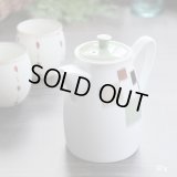 ノリタケ　レトロ　急須　ポット　グリーン　未使用品 (p 6107)