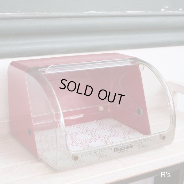 画像2: リッチェル　Mycabin　シルバーマイキャビン　27浅　花柄シール付きフードケース　レッド　未使用品（店 6109）