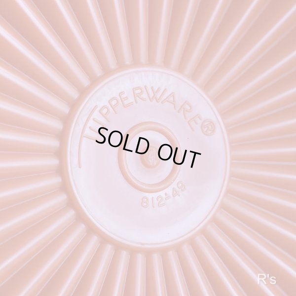 画像5: タッパーウェア　デコレーター　丸型保存容器　1.2L　柄付オレンジ　未使用品（冷6164）