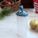 タッパーウェア　MMディスペンサー　0.65L　液体調味料入れ　蓋ブルー　未使用品（5A　6191）
