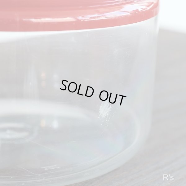 画像6: タッパーウェア　デコレータージャー＃3　丸型密閉保存容器　クランベリー　ユーズド品