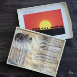 ノリタケ　カトラリーセット　シルクロード　未使用品　箱付き　※フォーク1本欠品（棚2 6197）