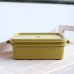 画像2: タッパーウェア　お重箱　シングル　角型密閉容器　グリーン　900ｍｌ　未使用品 (HH6209) (2)