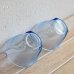 画像9: Sasaki　Glass　佐々木硝子　ガラスボウル　大小セット　ブルー　未使用品