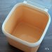 画像5: タッパーウェア　角型保存容器　イエロー×蓋クリア　4L　未使用品
