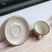 画像5: ノリタケ　FOLKSTONE　GENUINE　ストーンウェア　ティーカップ＆ソーサー　砂目　未使用品