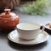 画像1: ノリタケ　FOLKSTONE　GENUINE　ストーンウェア　ティーカップ＆ソーサー　砂目　未使用品 (1)