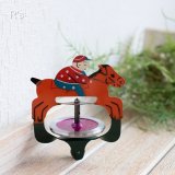 レトロ　世界コマ　HORSE　RACE　JOCKEY　TOP　未使用品　箱付き デッドストック品（7A 6240）