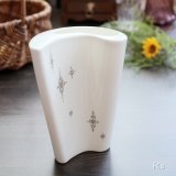 ノリタケ　BONE　CHINA　フラワーベース　花瓶　ユーズド品