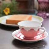 WAKO　カップ＆ソーサー　ピンク　花柄　未使用品（6265 7A)