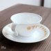 画像4: U.S.A.　コーニング　Corelle　カップ＆ソーサー　ゴールデンバタフライ　未使用品