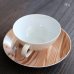 画像4: ノリタケ　ティーカップ＆ソーサー　木目柄　未使用品（箱6 6266） (4)