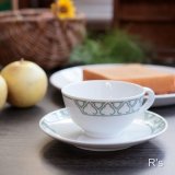 ノリタケ　TEHRAN　HILTON　カップ＆ソーサー　未使用品  (9A 6305)