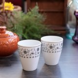 ノリタケ　シルバークイーン　湯呑　ペアセット　未使用品（3B 6327）