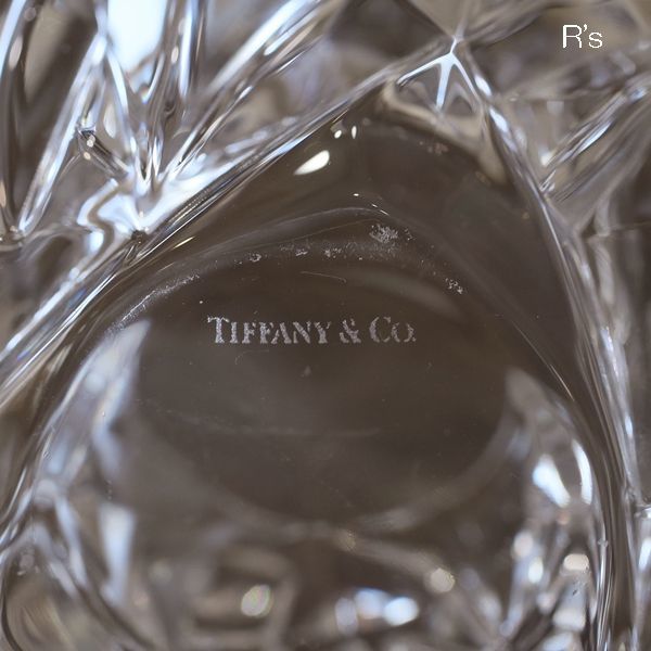 TIFFANY ティファニー クリスタル キャンドルホルダー ユーズド美品（ン4281） - リユースショップ R's