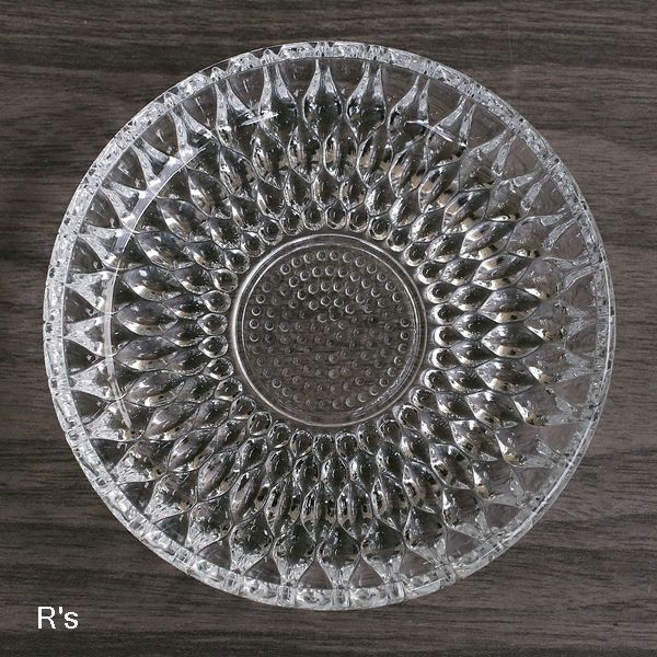 ガラス皿 10cmソーサー 丸平皿 未使用品（あ5205） - リユースショップ R's