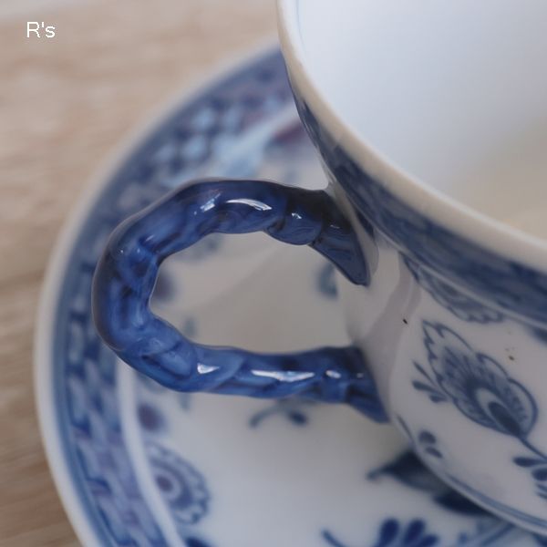Sango 三郷陶器 カップ＆ソーサー 青い花柄 未使用品（ム5620） - リユースショップ R's
