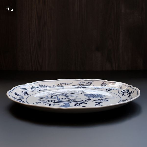 Blue Danube ブルーダニューブ 31cmプレート 大皿 ユーズド品（オ925） - リユースショップ R's