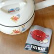 画像5: Toshin　EVERWARE　ホーロー片手鍋　花柄　未使用品（う1054）