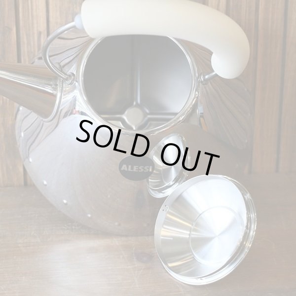 画像4: イタリア　アレッシィ　ステンレス　バードケトル　白　未使用品（ヌ1746）