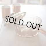 画像: U.S.A.　VISION　コーニング　ガラス片手鍋　ソースパン　エレガントライン　アンバー　1L　未使用品(3A 2008)