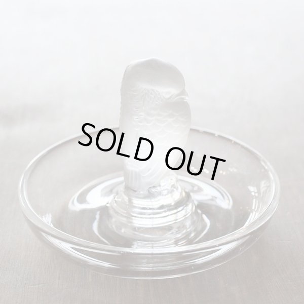 画像3: フランス　ラリック　ガラス　リングトレイ　鳥（タカ）　ユーズド品（ホ2323）