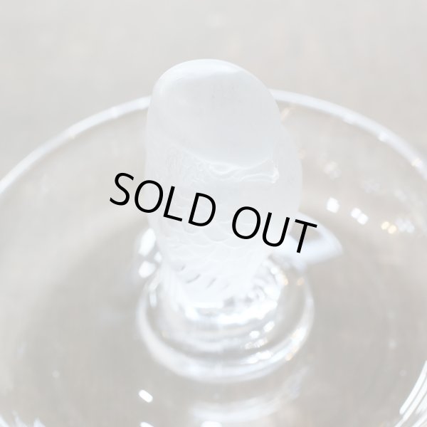 画像5: フランス　ラリック　ガラス　リングトレイ　鳥（タカ）　ユーズド品（ホ2323）