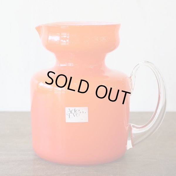 画像2: アダム＆イブ　レトロ　ガラス・ウォーターピッチャー　デッドストック品（ヲ13）