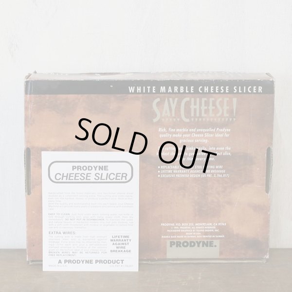 画像7: U.S.A.　PRODYNE　マーブルチーズスライサー　ホワイト　SAY CHEESE!　未使用品　箱付き（わ2444）