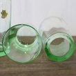 画像5: ササキグラス　佐々木硝子　グリーン　葉柄　グラス/タンブラー5客セット　未使用品（ k 2440）