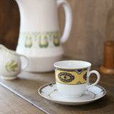 画像: ドイツ　BAVARIA　ババリア　コーヒーカップ＆ソーサー　未使用品（店2560）