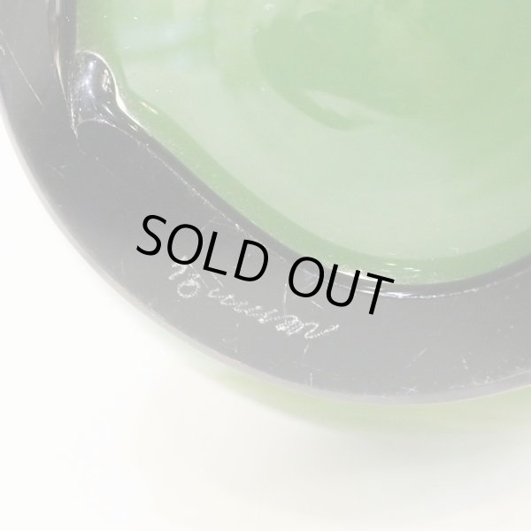 画像6: イタリア　ムラーノ　ガラス　フラワーベース　グリーン　モデルルーム展示品（ホ2626）