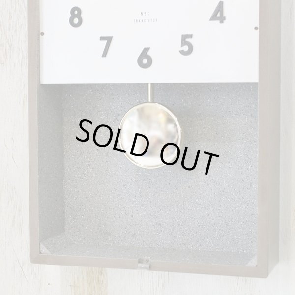 画像6: ナショナル　トランジスター振り子時計　クォーツ改造　石塗装　カスタムメイド（店2723）