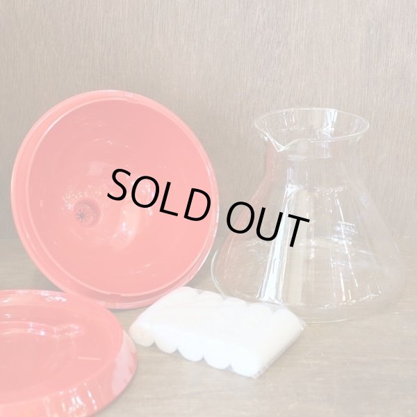 画像5: HARIO　ハリオ　POTA　水たてコーヒー器　PT-4　レッド　未使用品　箱付き　取扱い説明書付き（オ2749）