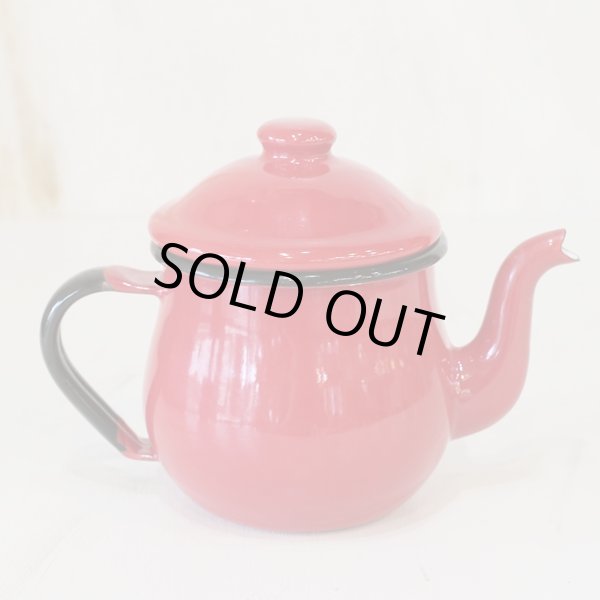 画像3: ｄｗ　デコラウェア　ポット＆カップ＆スプーン　ペアセット　赤　未使用品　箱付き（サ2757）