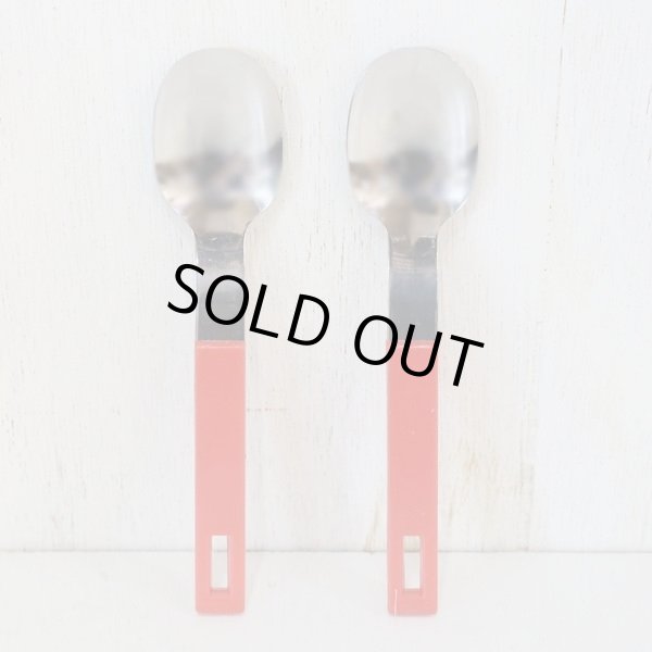 画像13: ｄｗ　デコラウェア　ポット＆カップ＆スプーン　ペアセット　赤　未使用品　箱付き（サ2757）